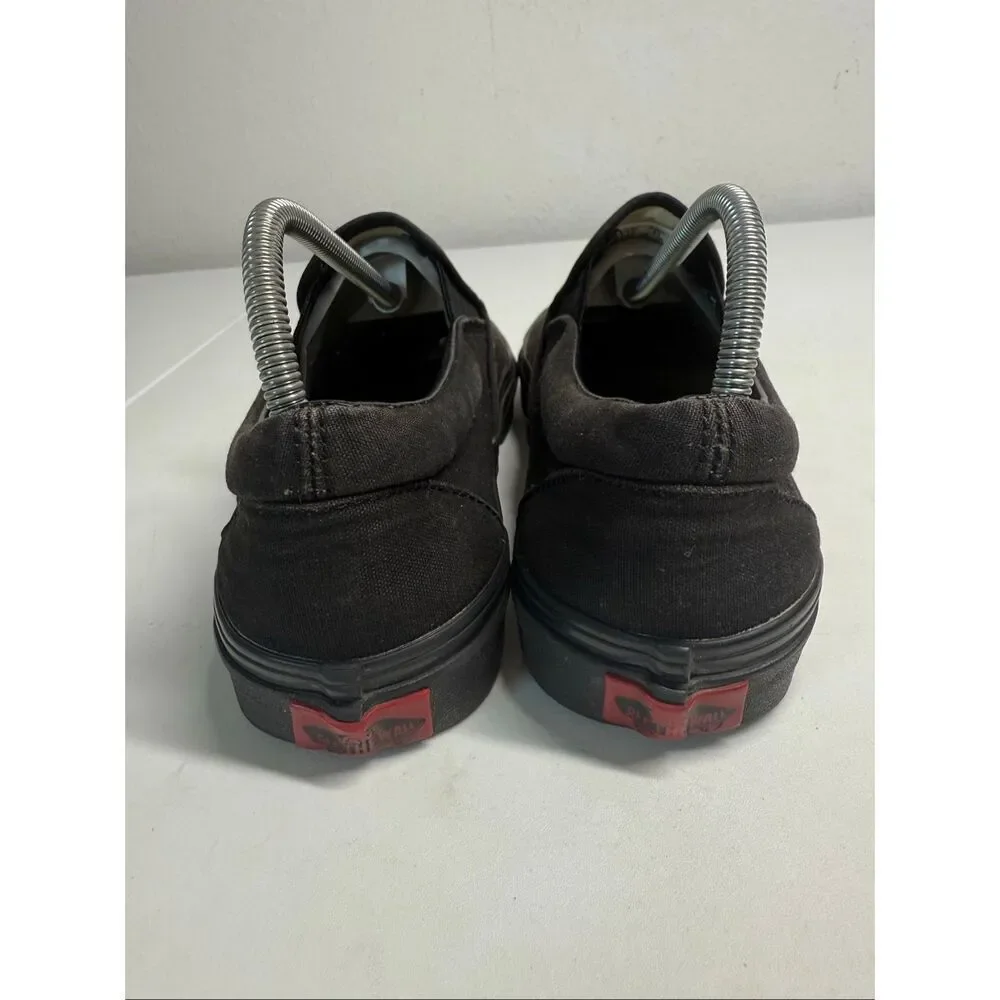 VANS Classic Slip-On Black/ Black Shoes Classic Canvas Women’s Size 8,5 Sneakers